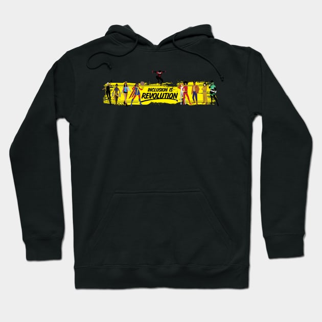 (Yellow Band) Inclusion Is Revolution Hoodie by ForAllNerds